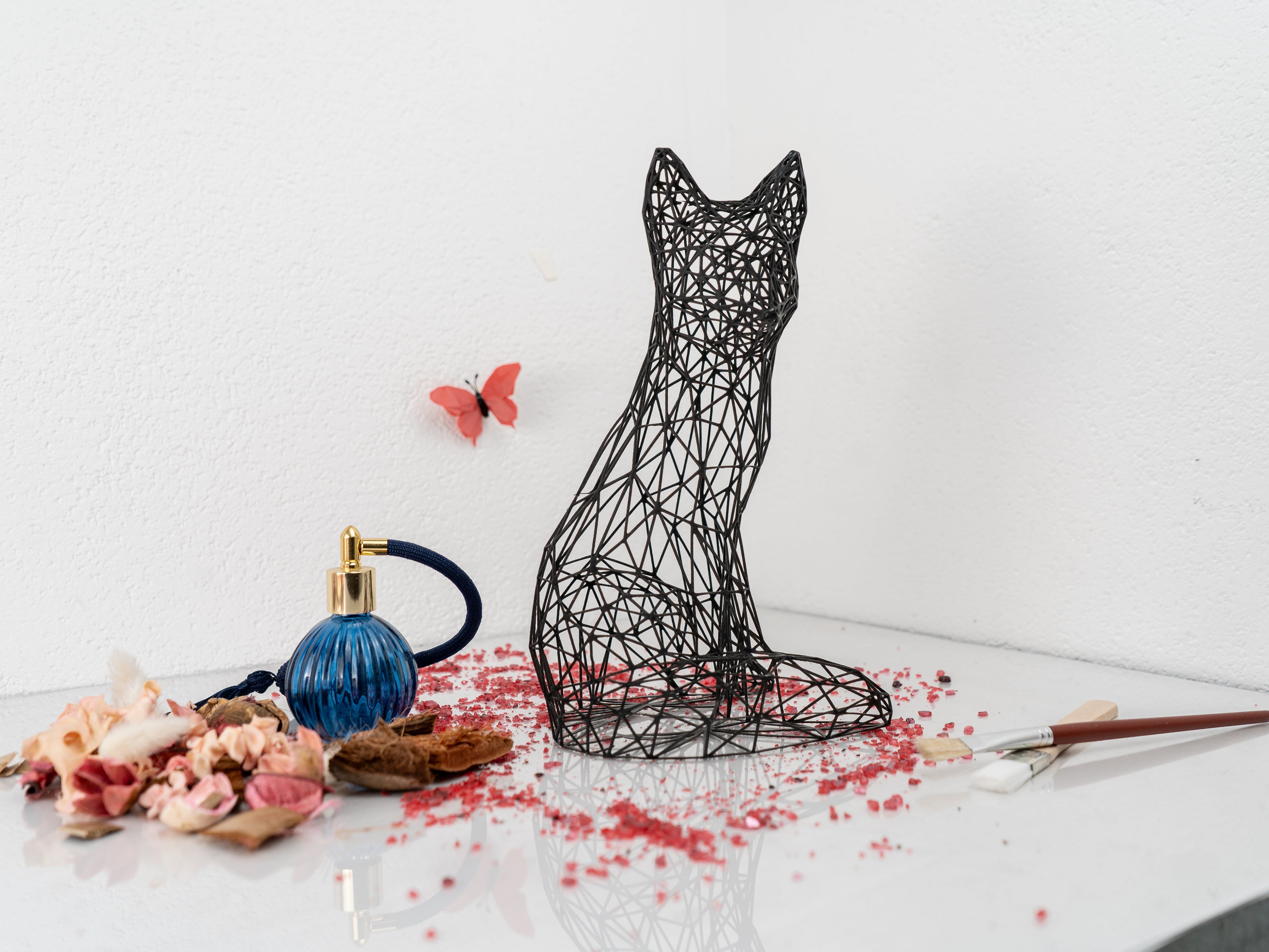 Modern Fox Sculpture 