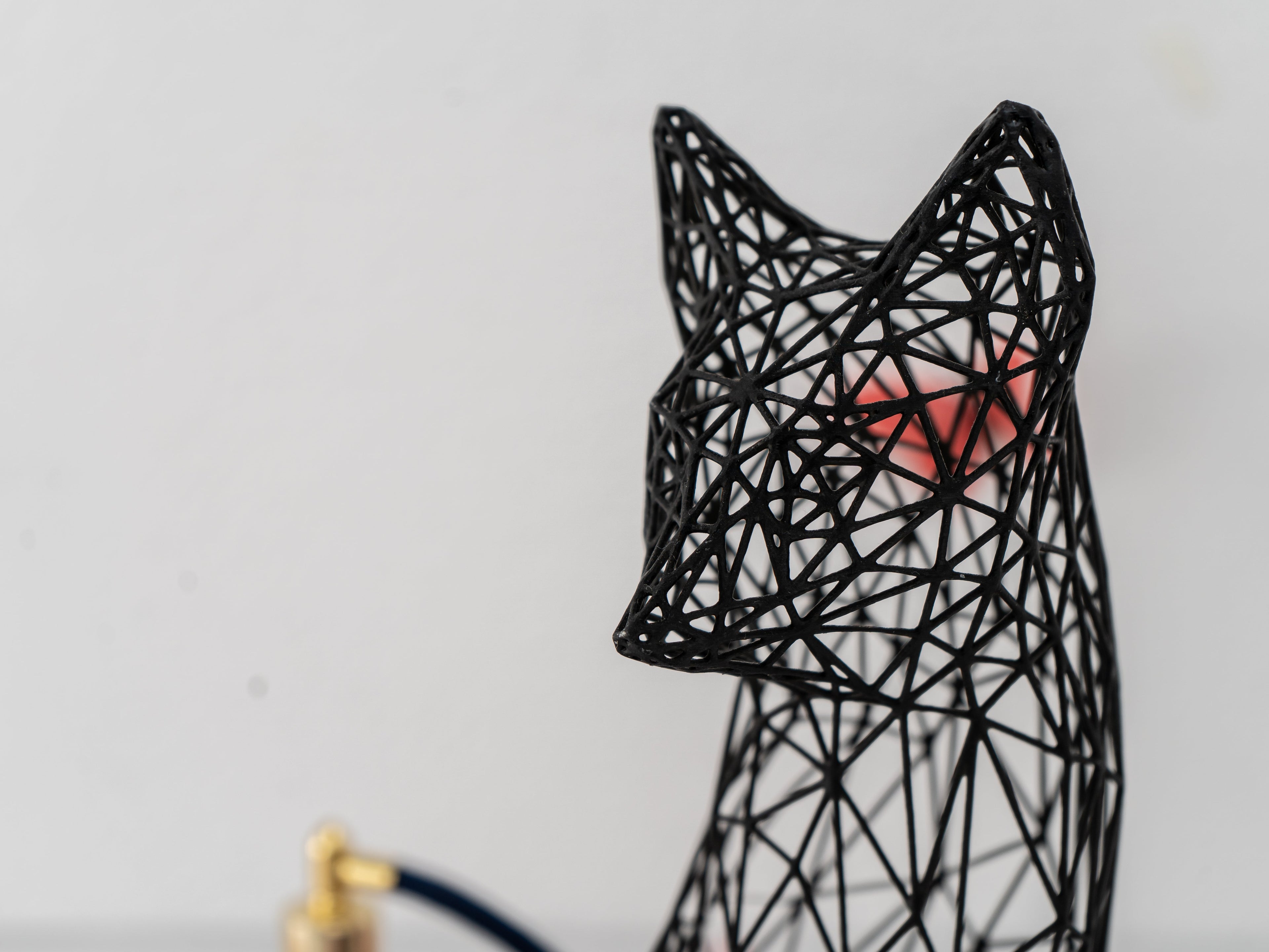 Modern Fox Sculpture 