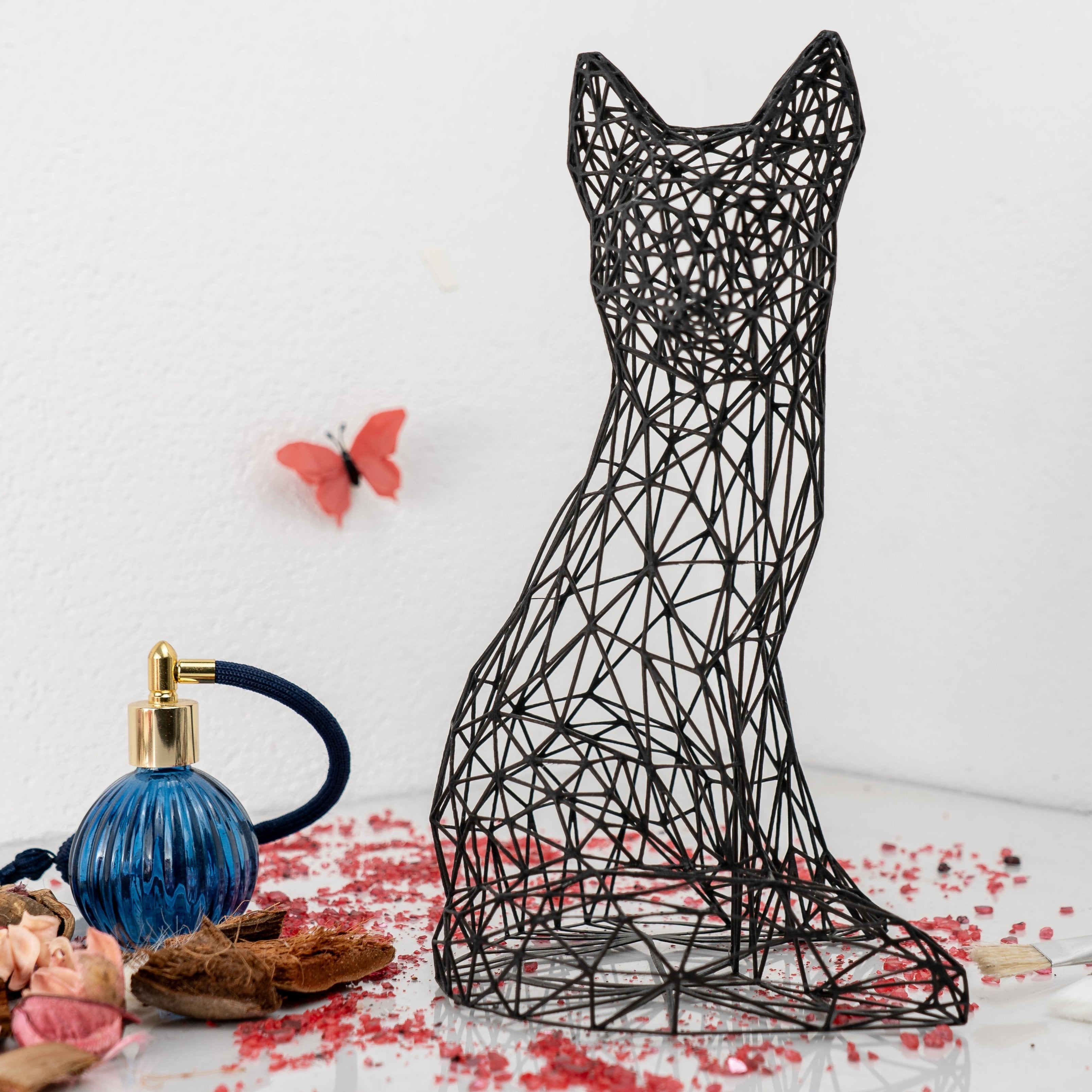 Modern Fox Sculpture 