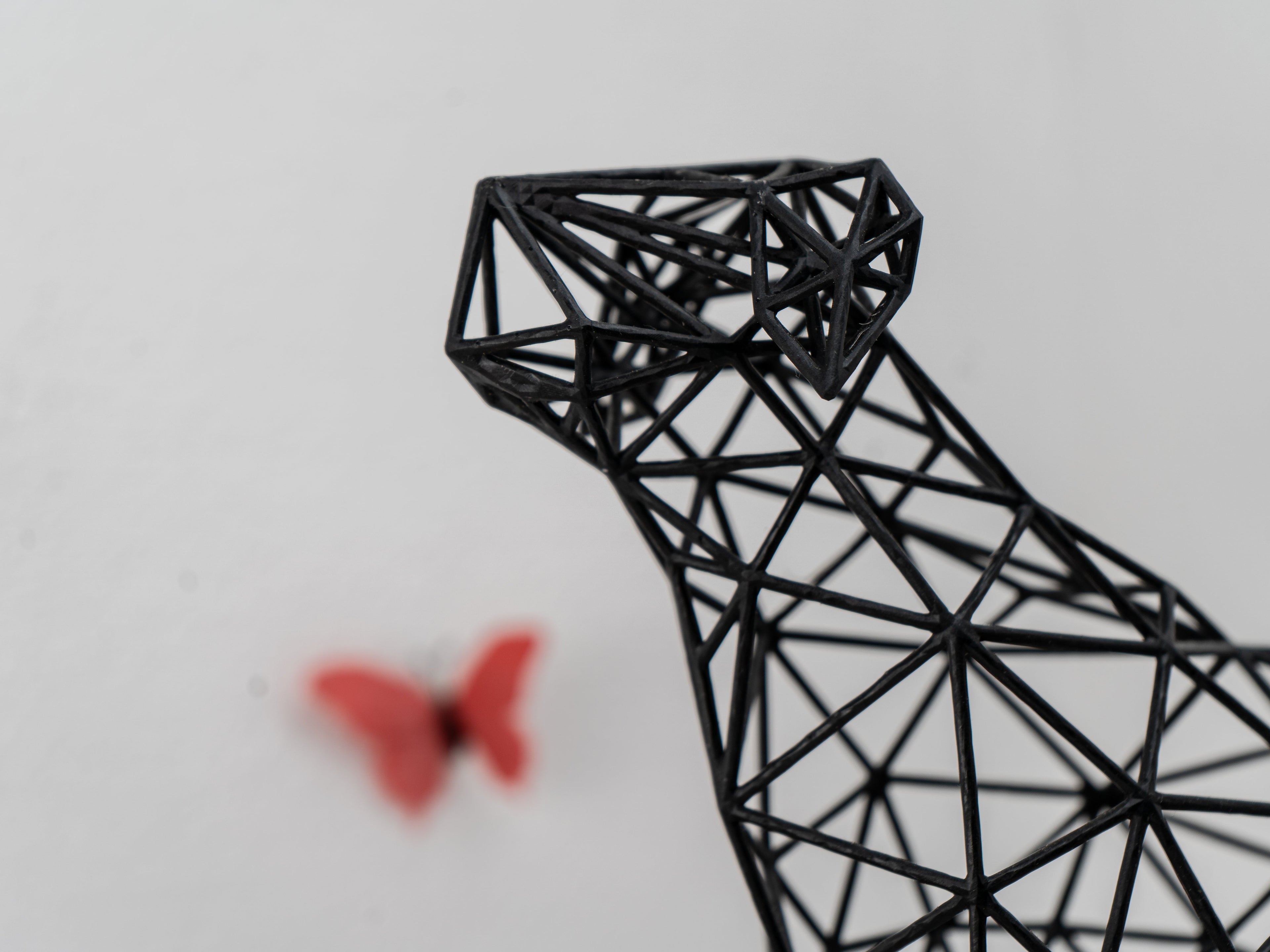 Thin Line Dog Sculpture Decor 