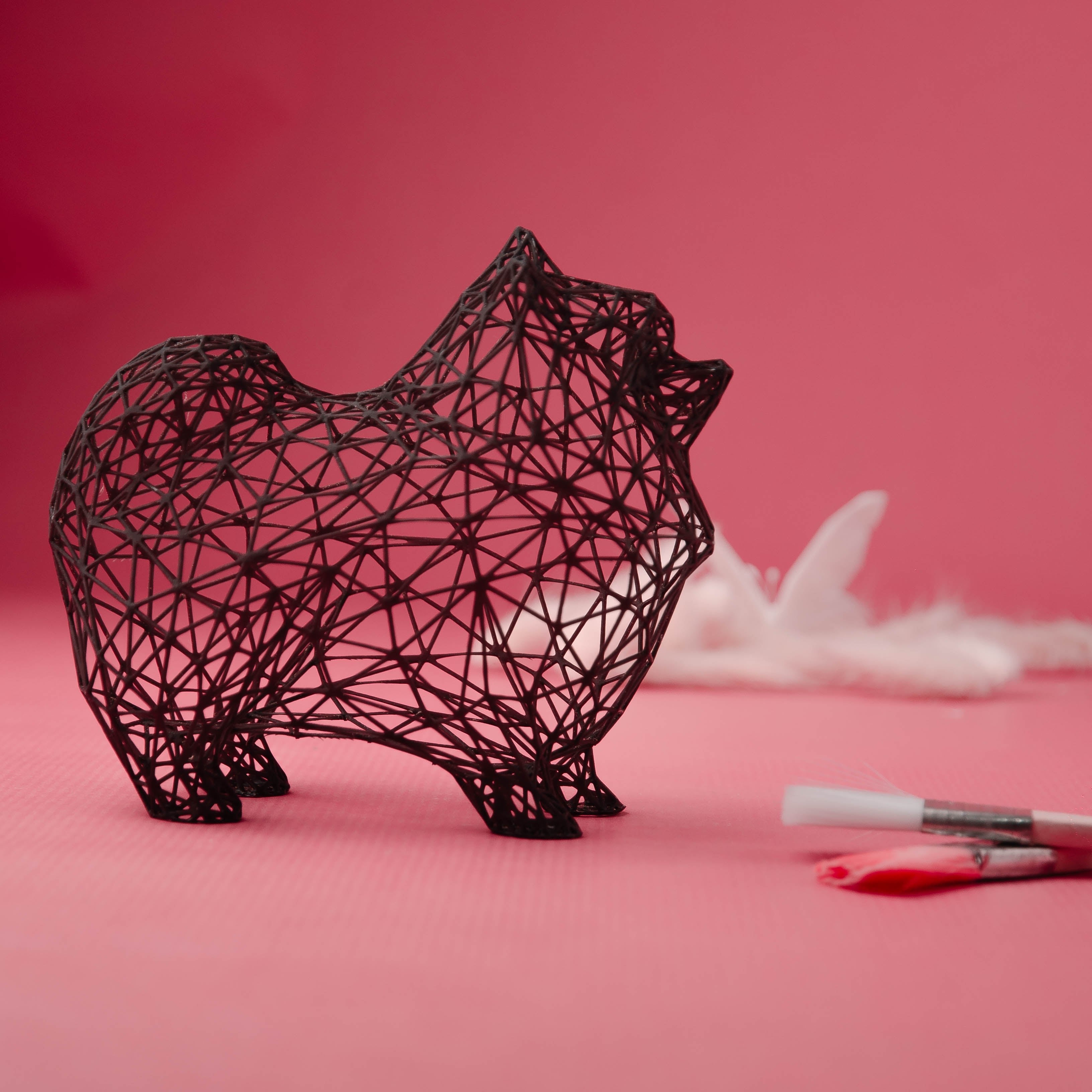 Pomeranian Decor Sculpture 